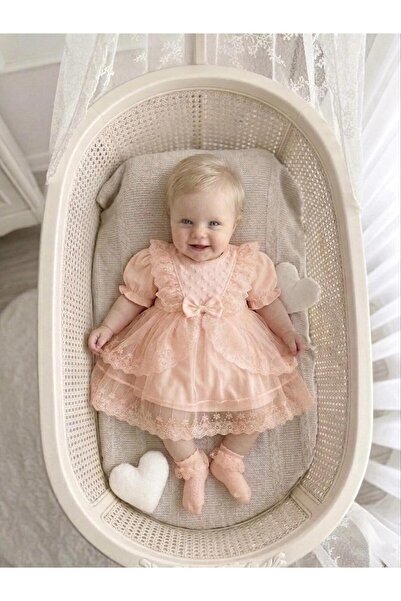 Bebila Baby فستان صيفي للفتيات الصغيرات من Mevlütlük مع دانتيل باندانا لحديثي...