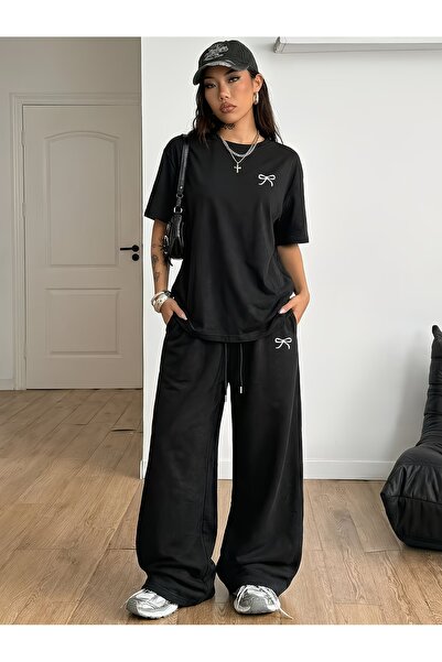 macklin Unisex Γυναικεία Ανδρικά Μπλουζάκια Oversize με Στάμπα Κορδέλας και Φ...