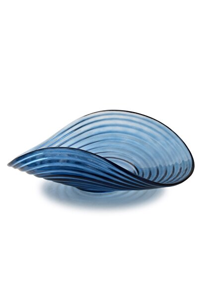 MONDEX Bol de sticlă Daz Glass Misa 38x26x11.5 grafit 1 buc.