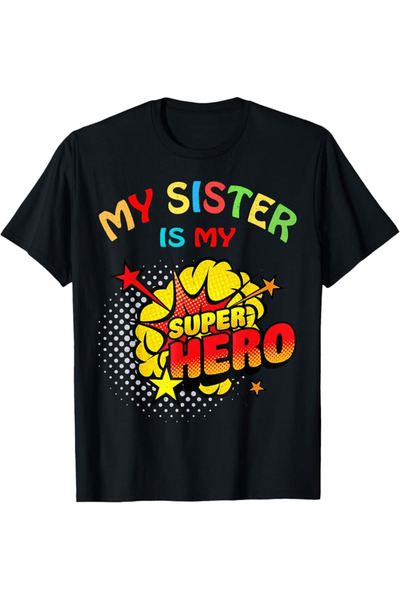 12 Teknoloji تي شيرت رجالي بتصميم أخوة مضحك، تي شيرت My Sister Is My Heavywei...