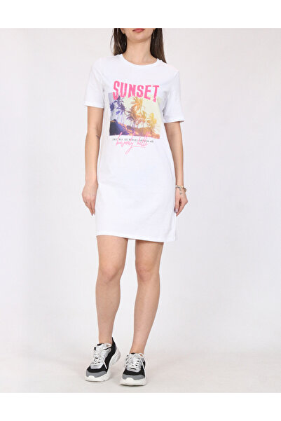 Evendi Rochie scurta, Alb