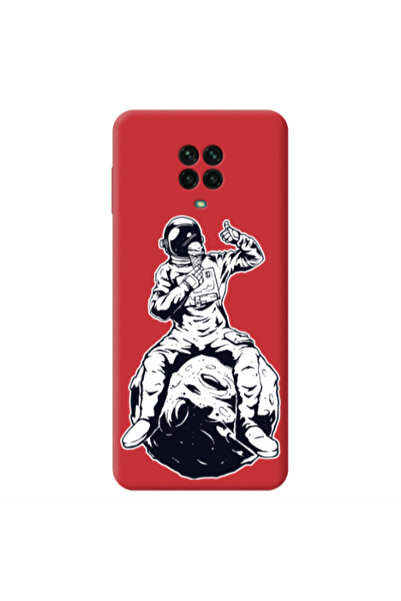 Other Xiaomi Redmi Note 9 Pro ice cream in space Red Colored Silicone TPU Θήκη
