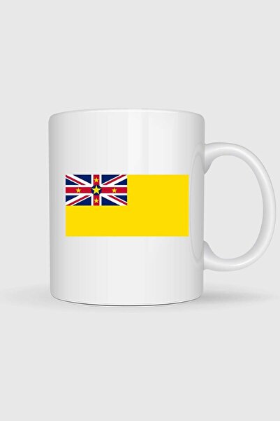 Bahriyeli Collection Niue Flag Printed Mug