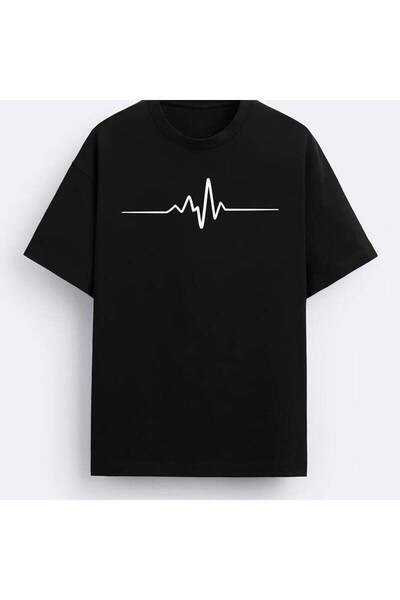 12 Teknoloji Men's Trendy Hand-Painted Print Regular Fit T-Shirt