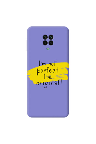 Other Xiaomi Redmi Note 9 Pro I m not perfect Purple Colored Silicone TPU Θήκη