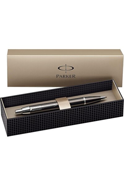 Parker IM Ballpoint Pen, Dark Espresso with Black Ink Refill Medium Point, Gi...