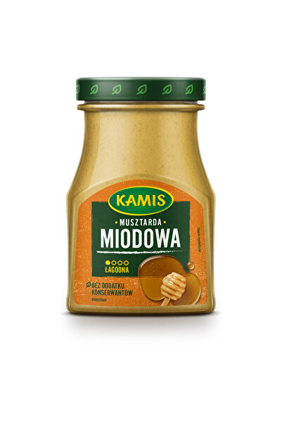 Kamis Mustar miodos 185 g, 5% miere, fara gluten