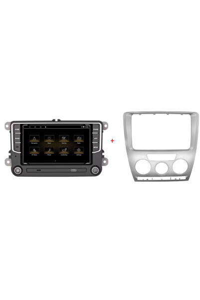 TOPWAY Πακέτο Πλοήγησης SKODA OCTAVIA 2- 2005-2008, Χειροκίνητος Κλιματισμός,...