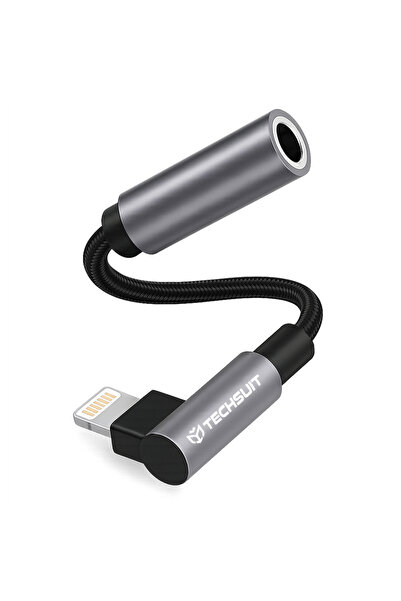 Techsuit Adaptor cablu MusicDoX (AC6) - Lightning la mufă jack de 3.5mm, Sune...