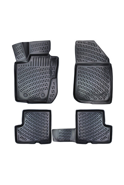 Umbrella Set de covorașe auto din cauciuc tip tavă pentru Dacia Duster 4x2 (H...