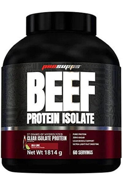 ProSupps Beef Protein Isolate Powder – Cola Lime Flavor, 4lb, High Protein Su...