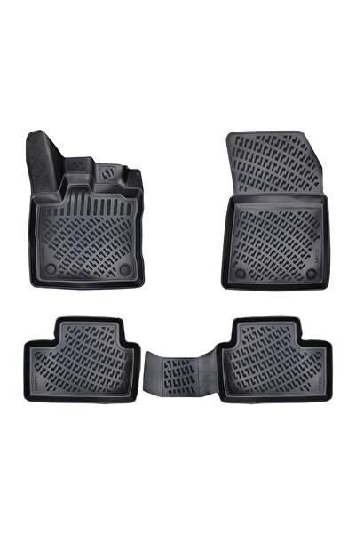 Umbrella Set de covorașe auto din cauciuc tip tavă pentru Renault Captur 2019-