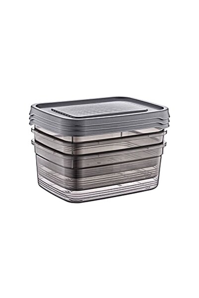 Hobby Festiva Rectangular Storage Container Set 3 X 0.5 L 1356