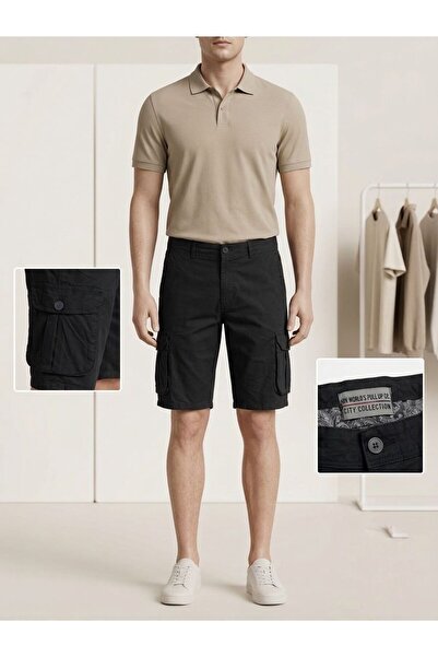 da collection Men's Cargo Pocket Shorts
