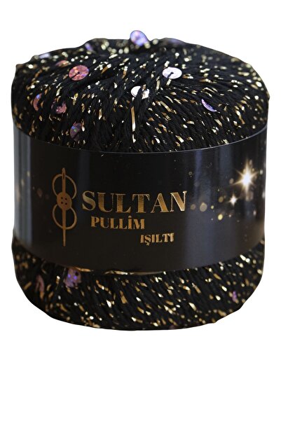 Sultan PULLİM IŞILTI - PULLU SİMLİ İP ŞAÇ BANDANA ÖRGÜ İPİ 4101 / 2 ADET