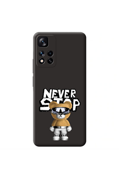 Other Xiaomi Redmi Note 11 Pro 5G Never stop Black Colored Silicone TPU Θήκη