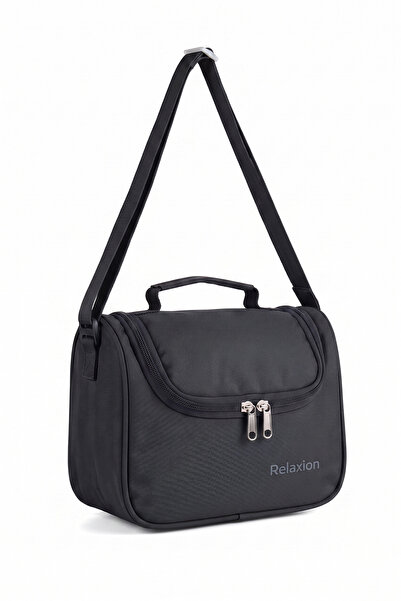 nacar çarşı Relaxion 3326 Unisex Kids Black Thermal Lunch Bag - Insulated Hot...