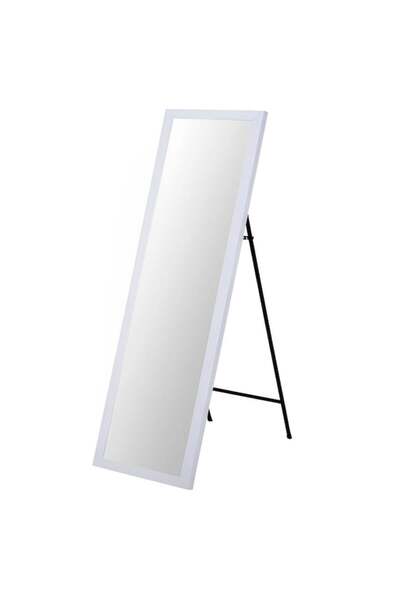 Velaris Oglindă de podea, cadru alb, 36 x 126 cm, pliabilă, cu suport metalic...