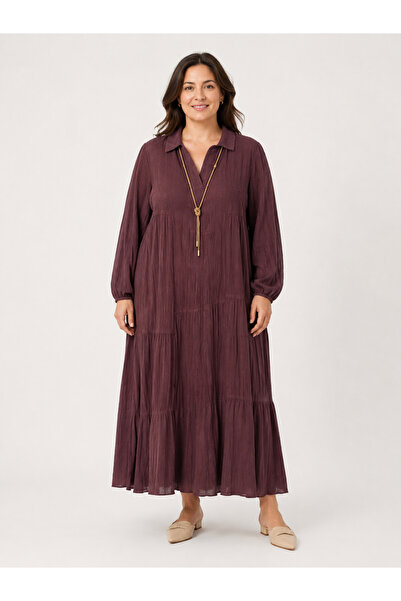 Lissmore 90% Silk 10% Viscose Dress with Chain Detail, Length 140 cm