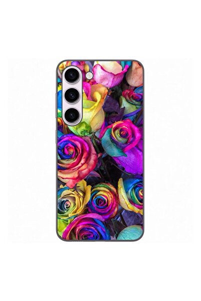OEM Husa compatibila cu Samsung Galaxy S23 Silicon Gel Tpu Model Trandafiri C...