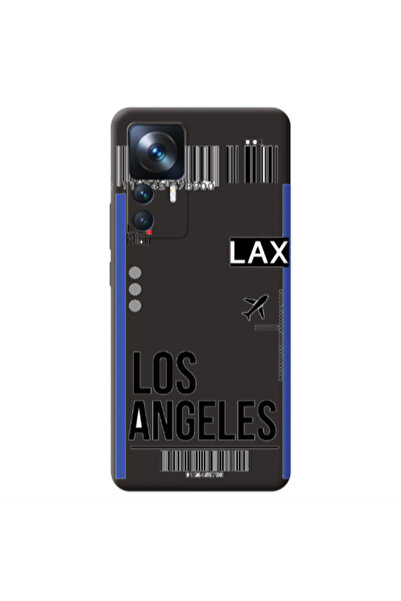 Other Xiaomi Mi 12T Los angeles Black Colored Silicone TPU Θήκη