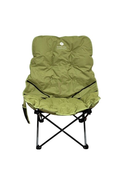 windcamp Unisex Yeşil Katlanır Kamp Sandalyesi (bel Korunaklı) Kamp Sandalyesi