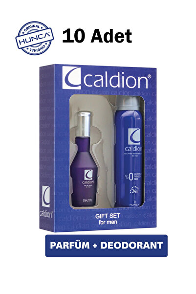 Caldion Classic Erkek Parfüm Seti ( Parfüm Edt 50 ml Deodorant 150 ml ) 10 Adet