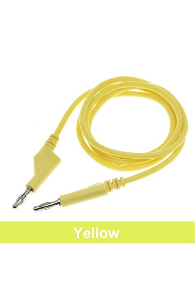 Generic Banana to Banana Cable - Κίτρινο 1m