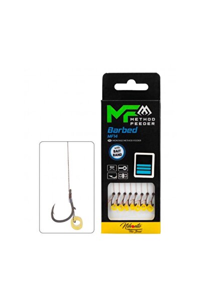 Mikado Cârlige pentru montura Method Feeder legată 10 cm - Mf1, Bandă pentru ...