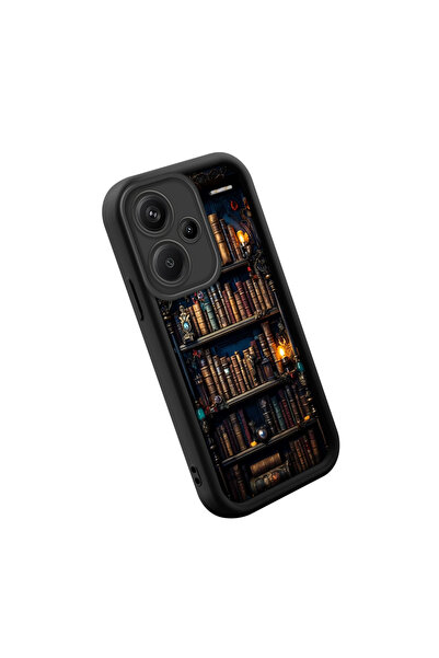 PATTERNOVA Redmi Note 13 Pro Plus+ 5G Uyumlu Ins retro kitap temalı kılıf, er...
