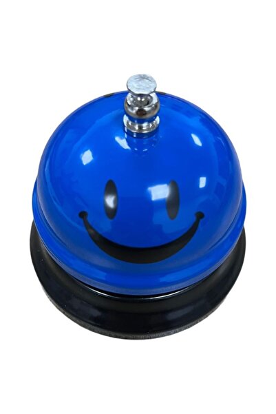 Rao Multifunctional Metal Bell, RAO, Blue with Printed , 7.5x7.5x6.5 Cm, ​​Re...