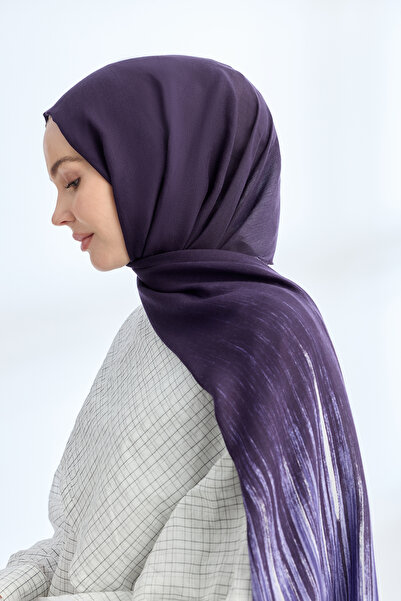 ARMANDA Elegant Harmony Linora Patterned Shawl - Mulberry
