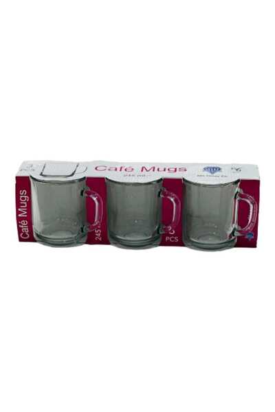 DIAMOND 245 ml Coffee Mug Set, 3 pcs