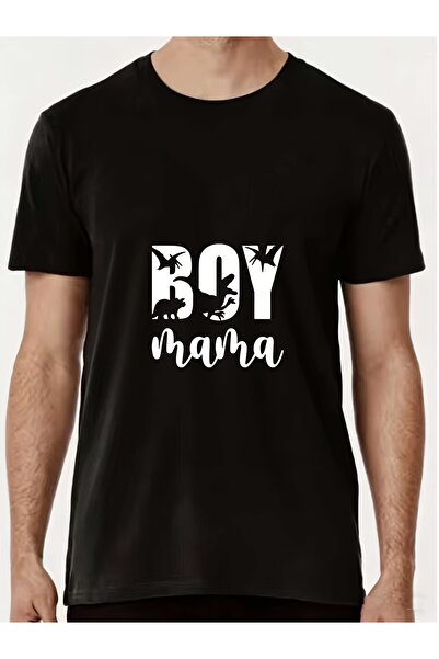 BASEPULSE 180g Boy Mama Trendy T-Shirt, Perfect Gift Family Reunions, Company...