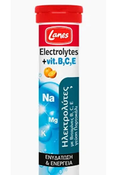 Lanes Electrolytes+Vits B,C&amp;E, Ηλεκτρολύτες µε Βιταμίνες B, C, E 20eff.tabs