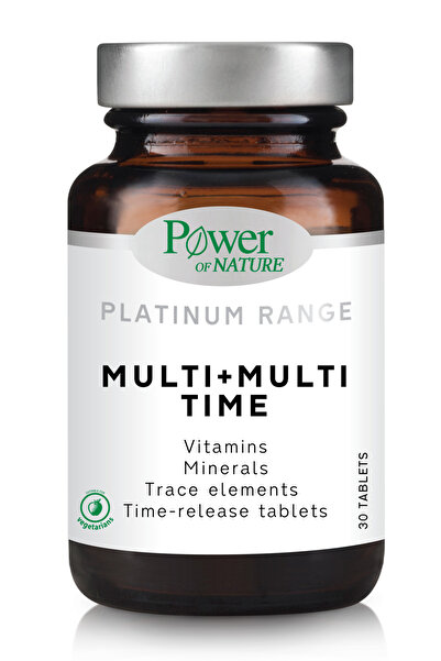 Power Of Nature Classics Platinum Multi Multi Time Πολυβιταμίνη Βραδείας Αποδ...
