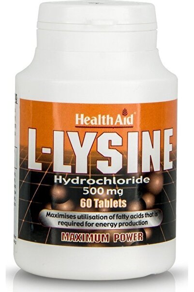Health Aid L-Lysine 500mg, Λυσίνη, 60tabs