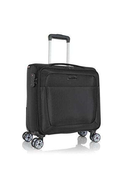 Assoda Captain Travel Bag Fabric - 16 Inch Black