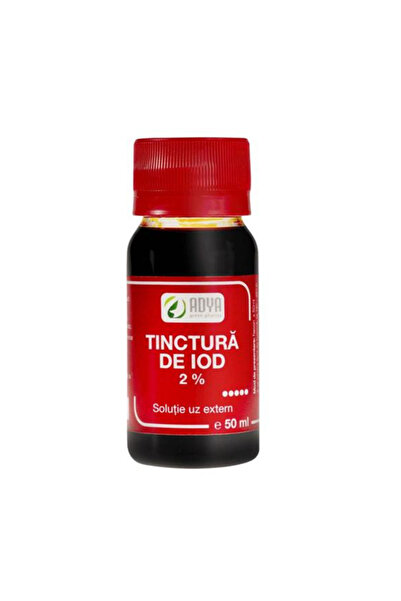 Green Pharmacy Tinctura de Iod 2% Adya Green Pharma, 50 ml