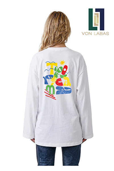 Grafftee Clothing Summer Vibe (Summer Vibe) Θεματικό μακρυμάνικο μπλουζάκι με...