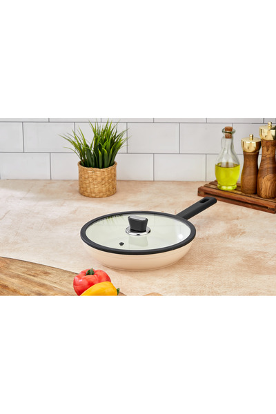 Cosiness Ceramic Pan with Lid 30 Cm.