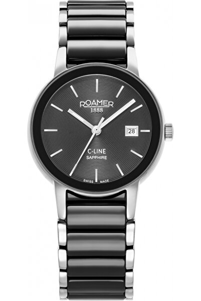 Roamer Ceas de damă 997844 41 85 20 — negru, clasic, stil bijuterie