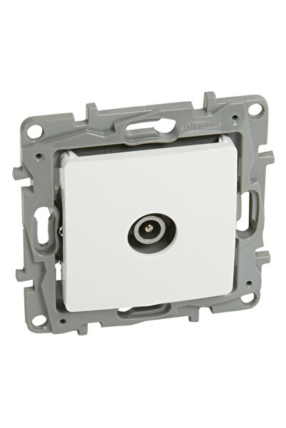 Legrand πρίζα κεραίας 764555, αρσενική, 10dB, λευκή