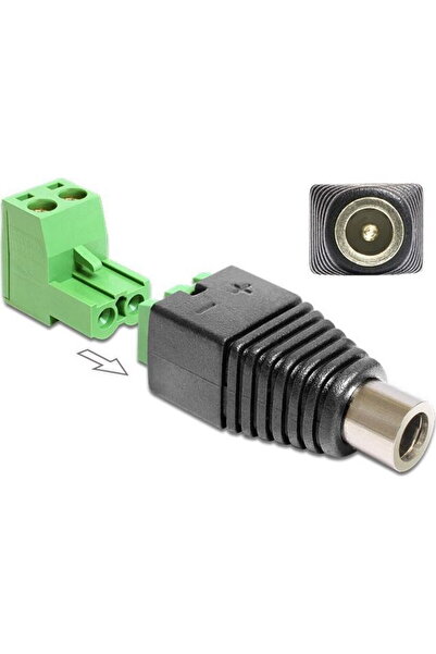 DELOCK Προσαρμογέας TERMINAL B LOCK 2PIN-DC 2.5X
