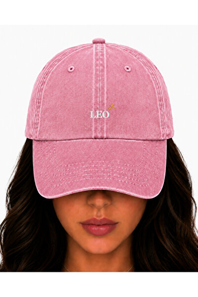 WeavedCo Leo Sign Embroidered Hat, Vintage Washed Baseball Cap (Leo Sign Embr...