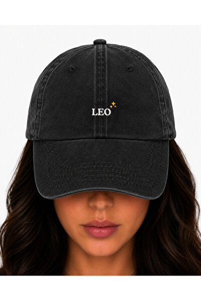 WeavedCo Leo Sign Embroidered Hat, Vintage Washed Baseball Cap (Leo Sign Embr...