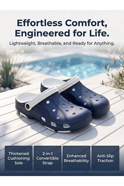 GlobalOne Mart Premium Soft Sole Clogs - Super Lightweight & Breathable Sanda...