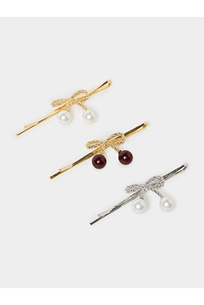 Styli Set of 3 - Bow Decor Hair Pin
