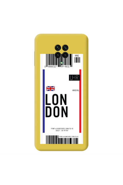 Other Xiaomi Redmi Note 9 Pro London Arrival Yellow Colored Silicone TPU Θήκη