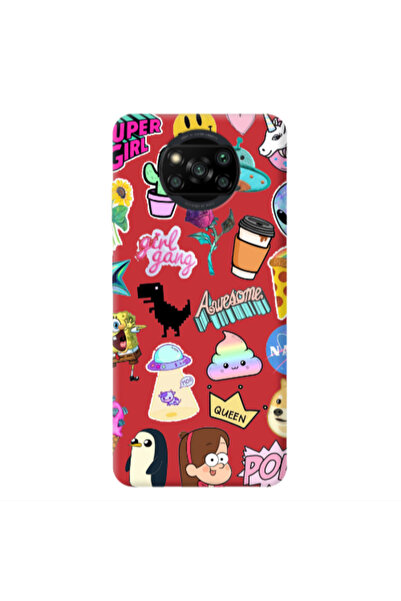 Other Xiaomi Poco X3 /X3 Pro Cartoon queen Red Colored Silicone TPU Θήκη